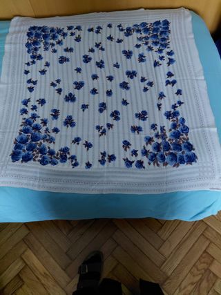 Foulard Valentino blu e beige