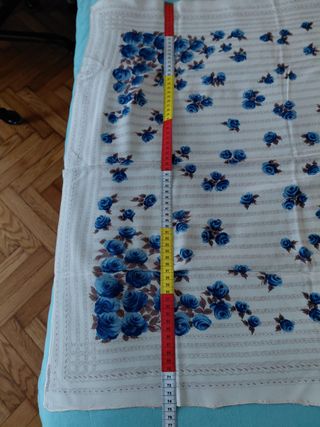 Foulard Valentino blu e beige