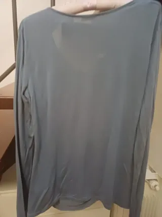 Top manica lunga color carta da zucchero