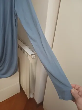 Top manica lunga color carta da zucchero