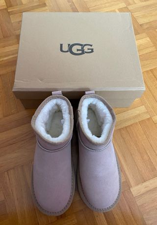 Botas de pelo con plataforma Talla 39