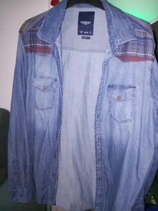 Camisa vaquera Springfield Talla M