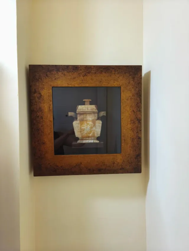 Vendo Cuadro Decorativo Marco Madera y Cristal