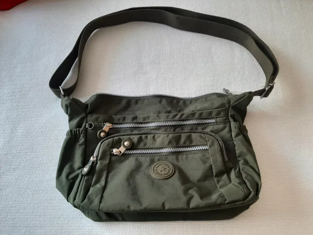 Bolso bandolera verde militar