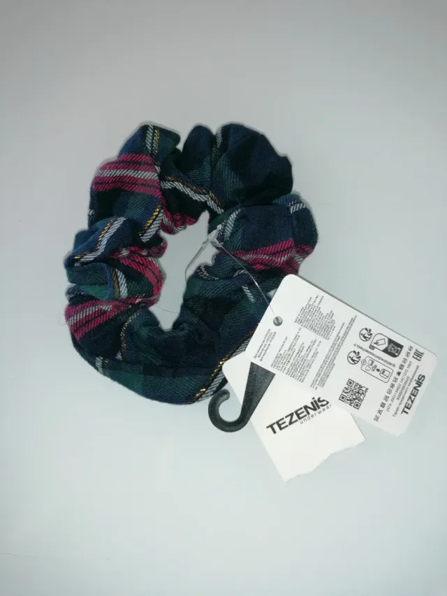 Scrunchie capelli scozzese nuovo