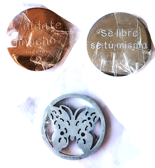 Lote 3 Medallas Viceroy Buenos Deseos