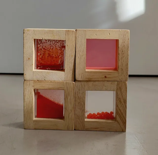 Bloques sensoriales madera Tickit surtidos