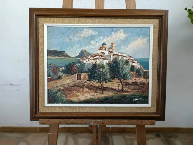 Olio su tela di Francisco Valencia