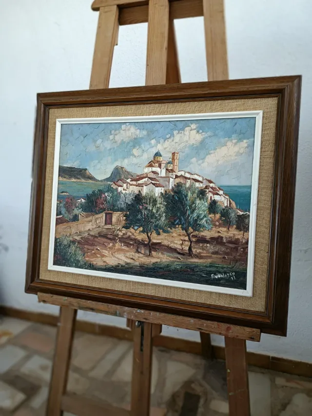 Olio su tela di Francisco Valencia