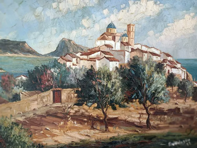 Olio su tela di Francisco Valencia