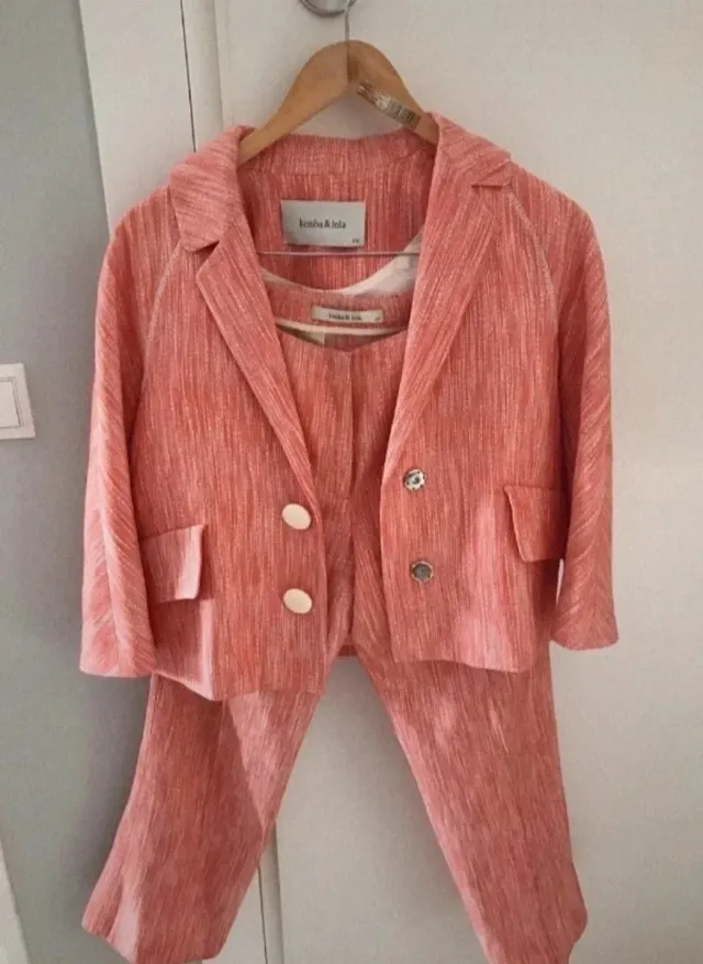 Traje Bimba y Lola naranja/rosa