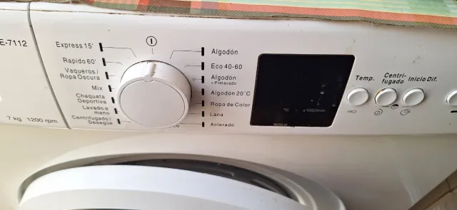 Lavadora Fagor 3FE-7112 7kg 1200rpm