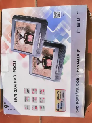 2 Pantallas DVD Portátil Nevir 9