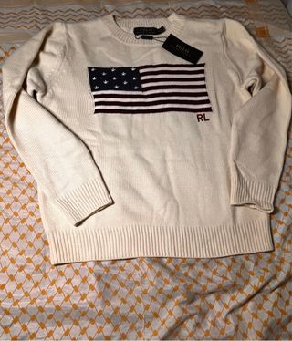 Jersey Polo Ralph Lauren Bandera USA Mujer