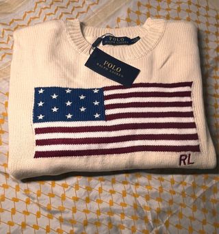 Jersey Polo Ralph Lauren Bandera USA Mujer