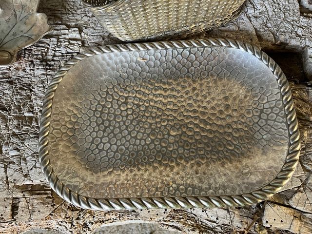 Plata/Alpaca: Bandejas y Cesta