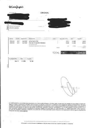 Apple iPad Air 13" Wi-Fi Chip M3 (2025) PRECINTADO