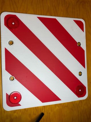 Señal de carga autocaravana