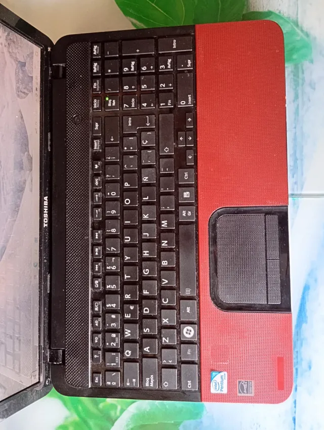 Portátil Toshiba Satellite C855 Rojo