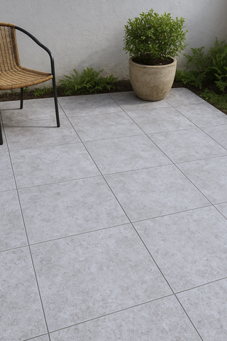 Lote Pavimento Gres Porcelánico Gris 19,92 m2