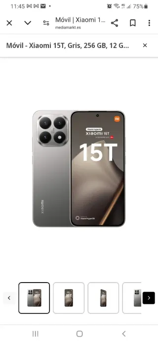 Móvil Xiaomi plateado sin abrir regalo Patinete