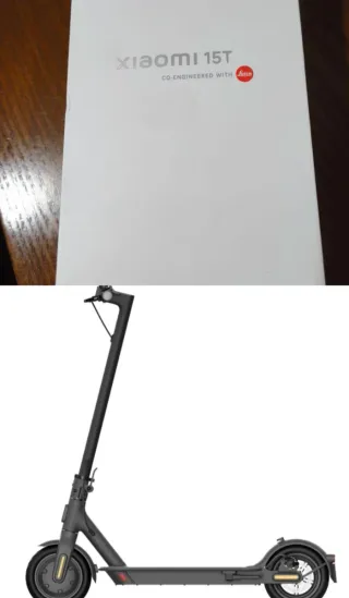 Móvil Xiaomi plateado sin abrir regalo Patinete