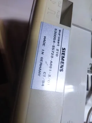 Teléfonos Siemens Vintage Beige (2 unidades)