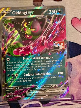 Set 4 Cartas Pokémon EX - Paquetes de Premio promo
