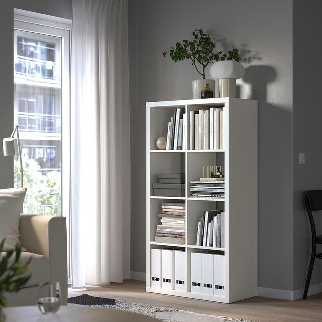 Estantería Blanca IKEA KALLAX 8 Cubos