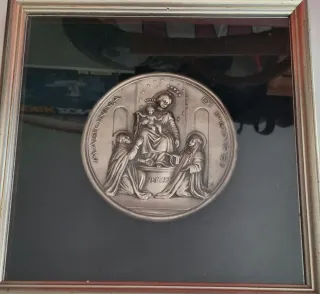 Medaglia Madonna di Pompei cm 11