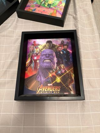 Cuadros Decorativos 3D: Avengers, Rick y Morty