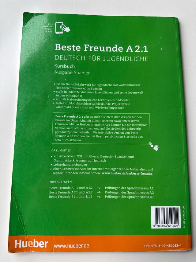 BESTE FREUNDE A2.1 KB & Code Ausg. Span.
