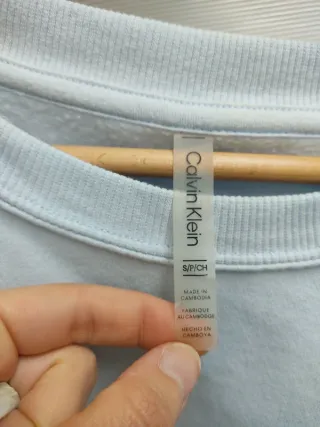 Sudadera Calvin Klein Azul Cielo