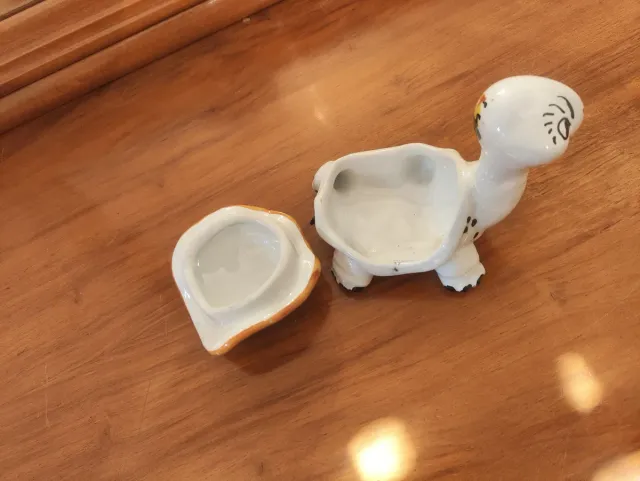 Tortuga cerámica decorativa