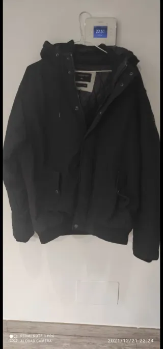 Chaqueta Quiksilver Negra Hombre