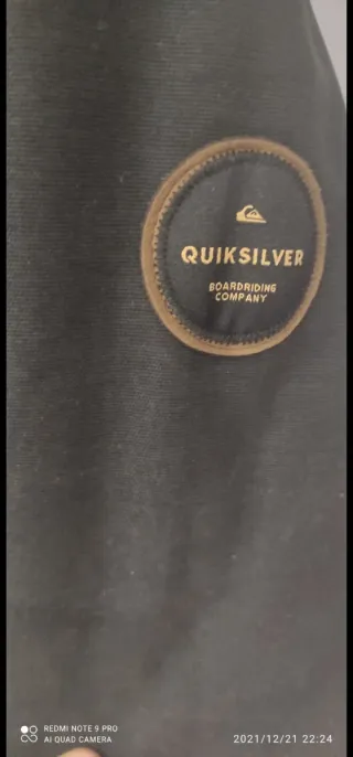 Chaqueta Quiksilver Negra Hombre