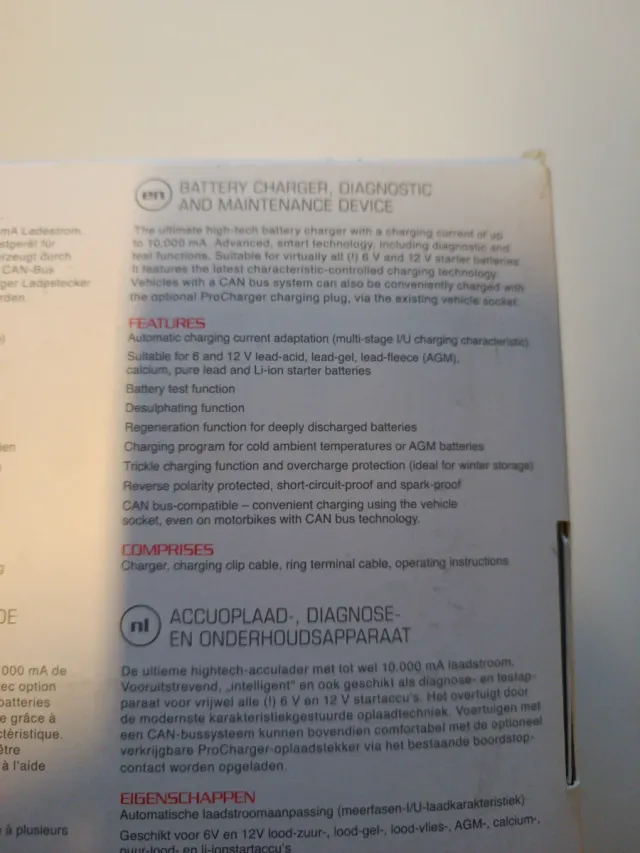 ProCharger 10.000 Caricabatterie 6/12V