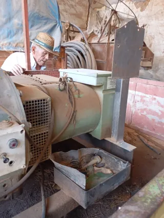 Motor generador industrial