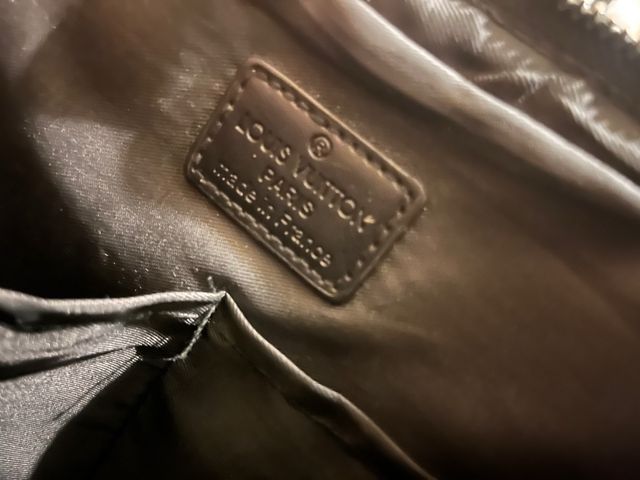 Louis Vuitton tracolla unisex preta/cinza