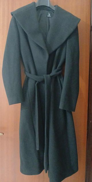 Cappotto Trench Nero Taglia 46