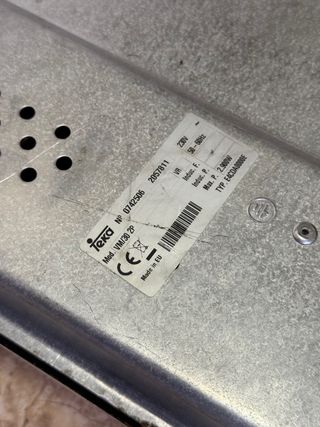 Placa Vitrocerámica Teka 48x27.5