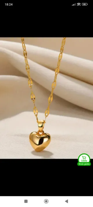 Colgante Corazón Dorado