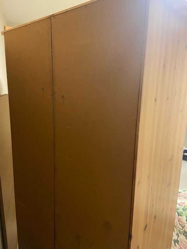 Armario Ikea Pino Macizo Doble Puerta