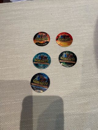 5 Gettoni Gormiti Popolo del Vulcano