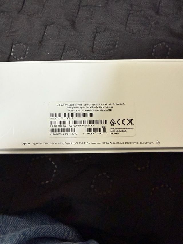 Apple Watch SE 40mm GPS