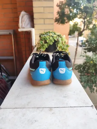 Zapatillas Puma Hombre Negras y Azules