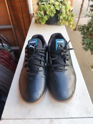 Zapatillas Puma Hombre Negras y Azules