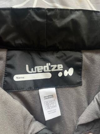 Pantalones de nieve rosa y negro niñ@