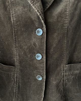 Giacca Donna Velluto a Coste Marrone Taglia M