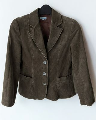 Giacca Donna Velluto a Coste Marrone Taglia M